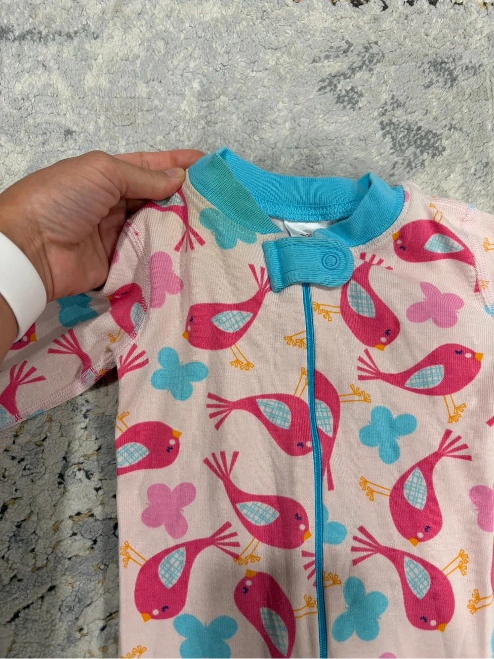 Hanna Andersson bundle of 5 footless sleepers, size 9-18 months